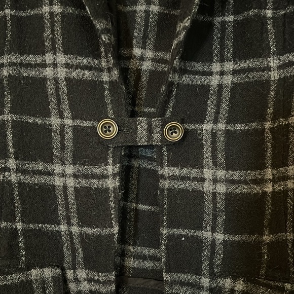 Free People Wool plaid blazer - Picture 4 of 5